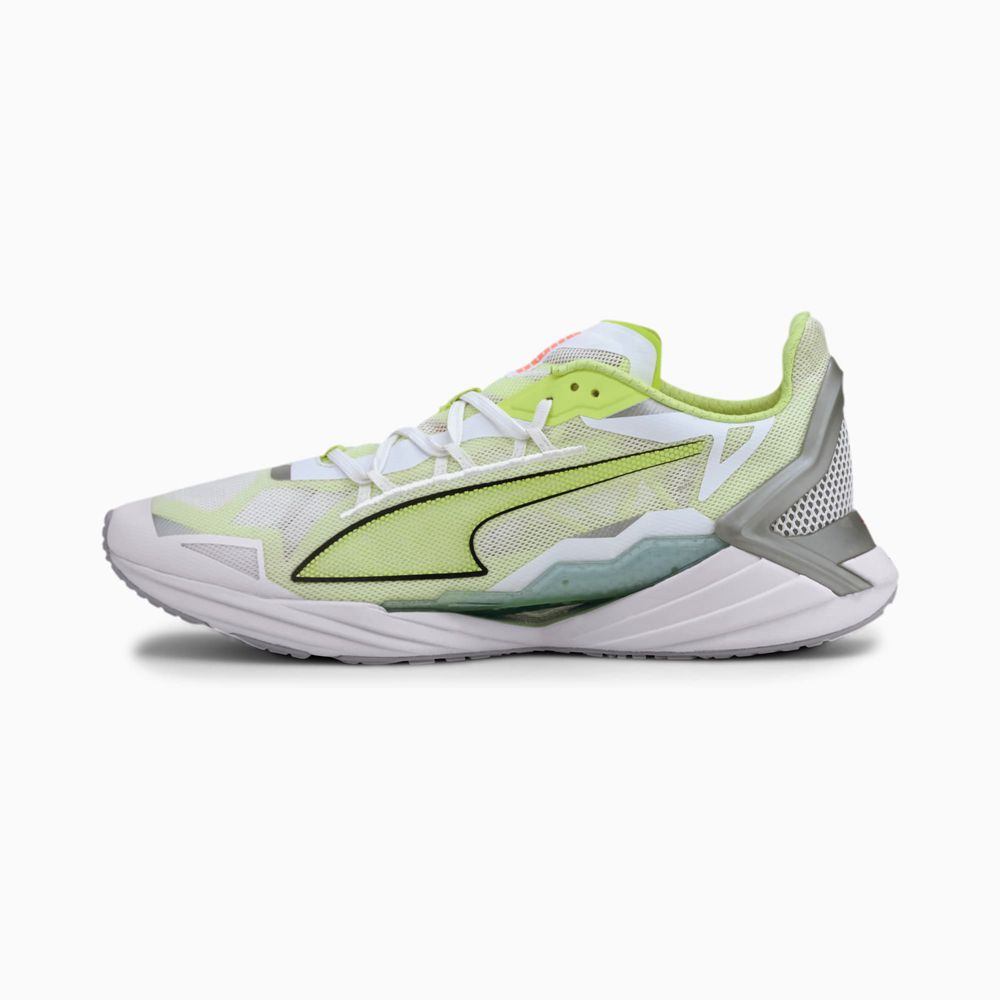 Puma UltraRide Férfi Futócipő - Fehér/Sárga ( Hungary - BFHYS8920 )